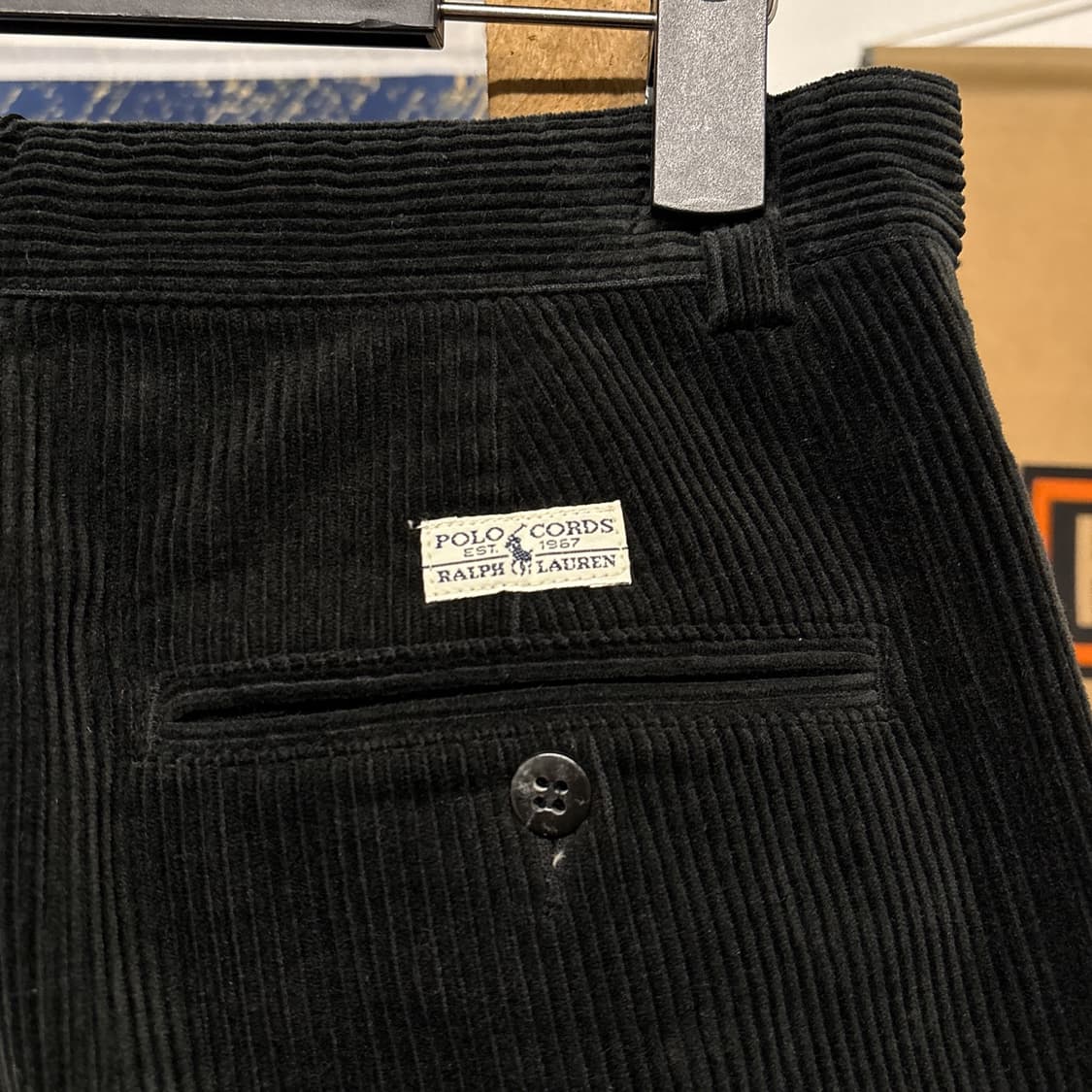 90s 폴로 랄프로렌 풀컷 테이퍼드 코듀로이 팬츠 N92 상품이미지5