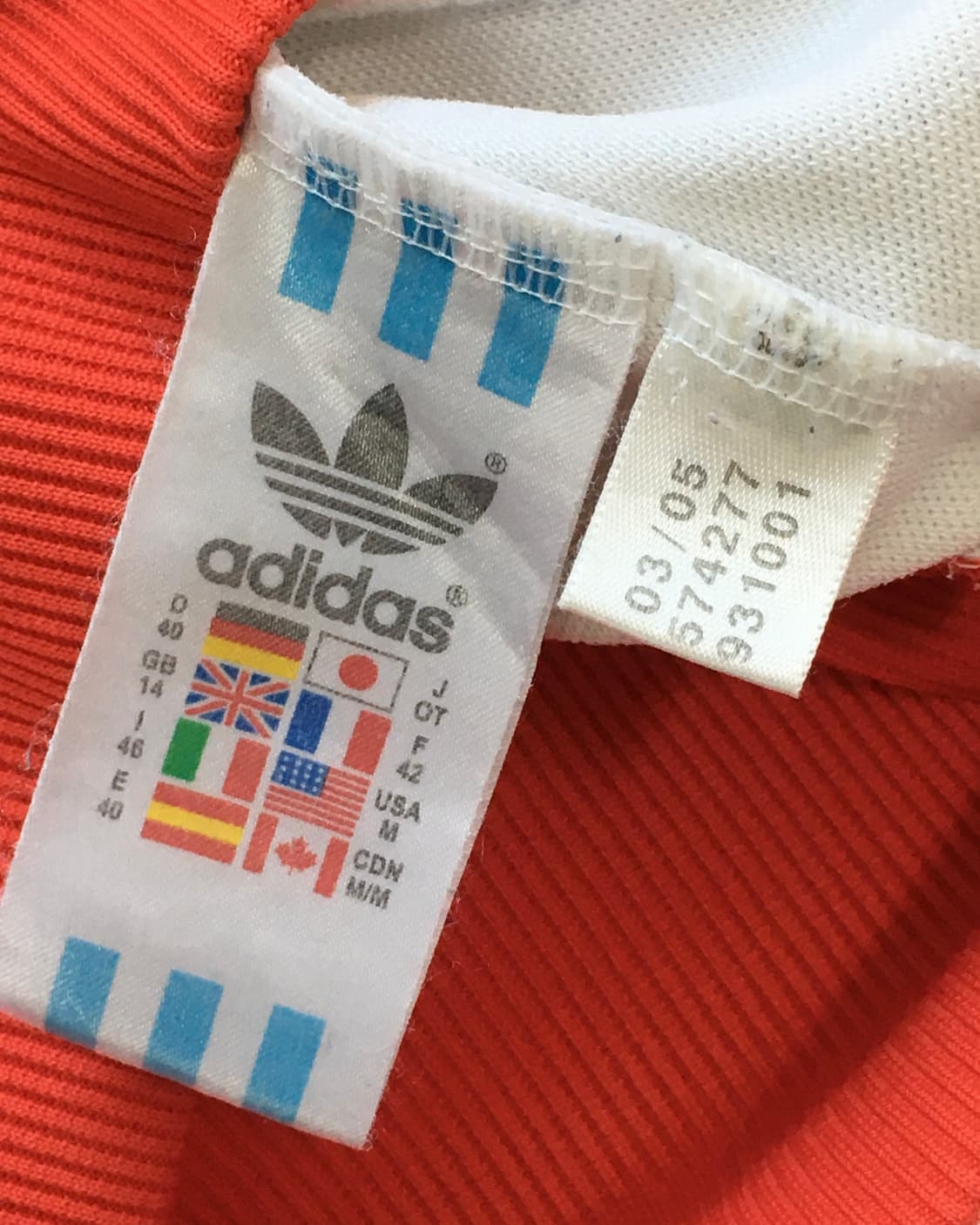 Adidas 아디다스 화이트-레드 로고 트랙탑 상품이미지10