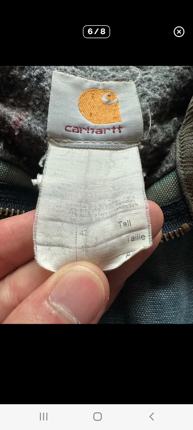 칼하트 디트로이트 자켓 j01 네이비 상품이미지3