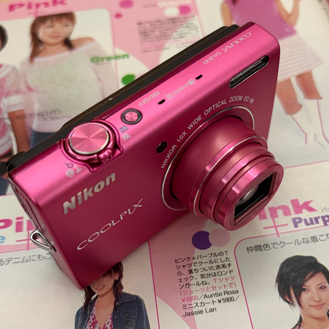 작례⭕️니콘 쿨픽스 Nikon CoolPix S6200 핫핑크 빈티지디카 상품이미지2