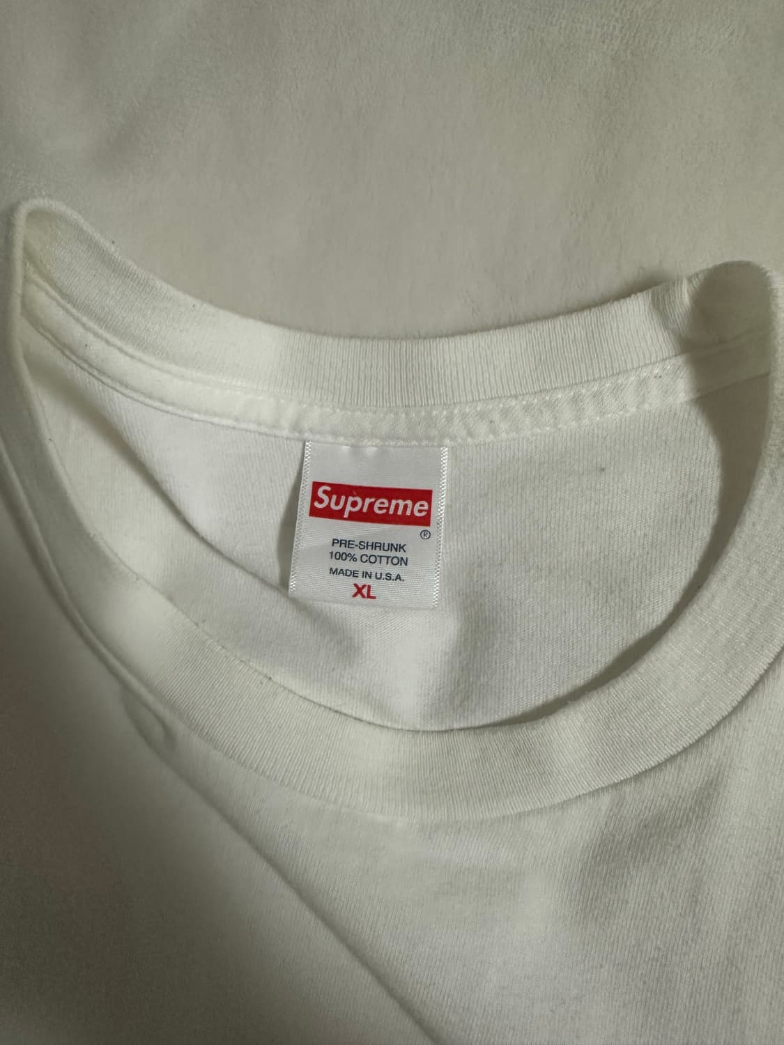 슈프림 슬랩 샷 티셔츠 화이트 - 22FW 상품이미지3