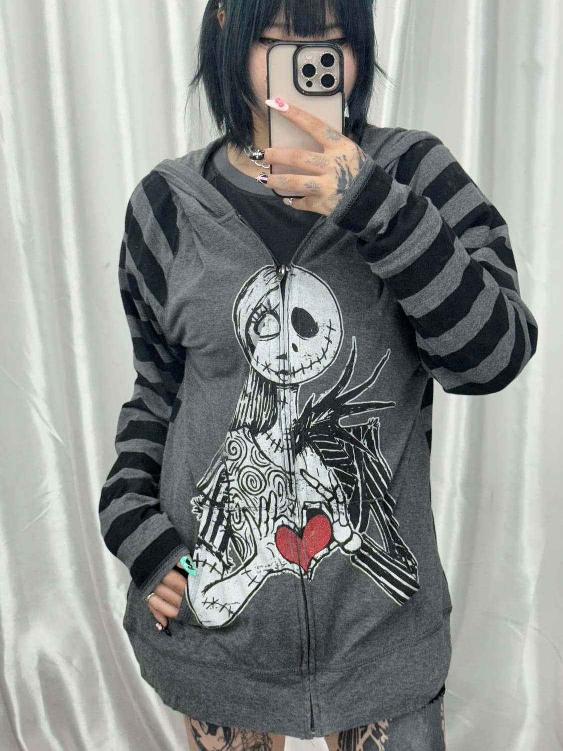 Disney gray hood zip-up 상품이미지1
