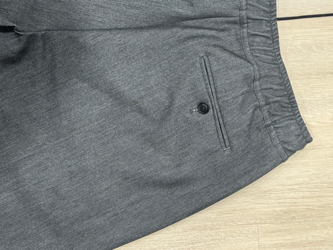 모노프리베 Textured String Pants - Grey 상품이미지9