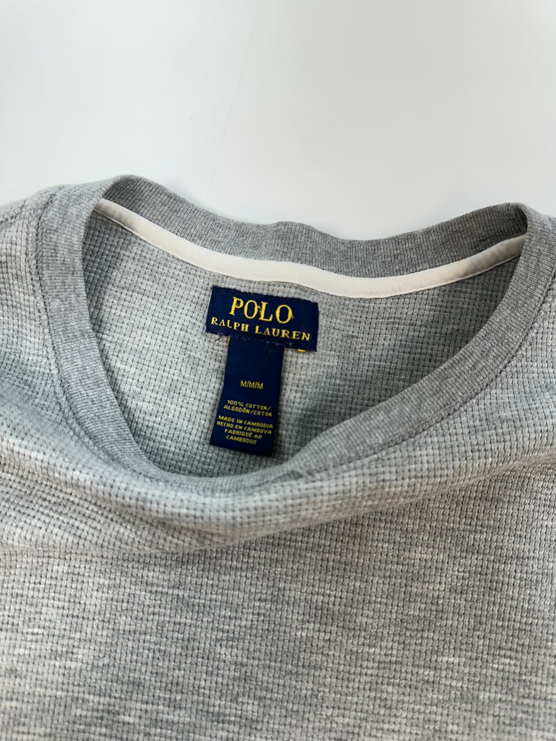 폴로랄프로렌 와플 롱 슬리브  상품이미지2