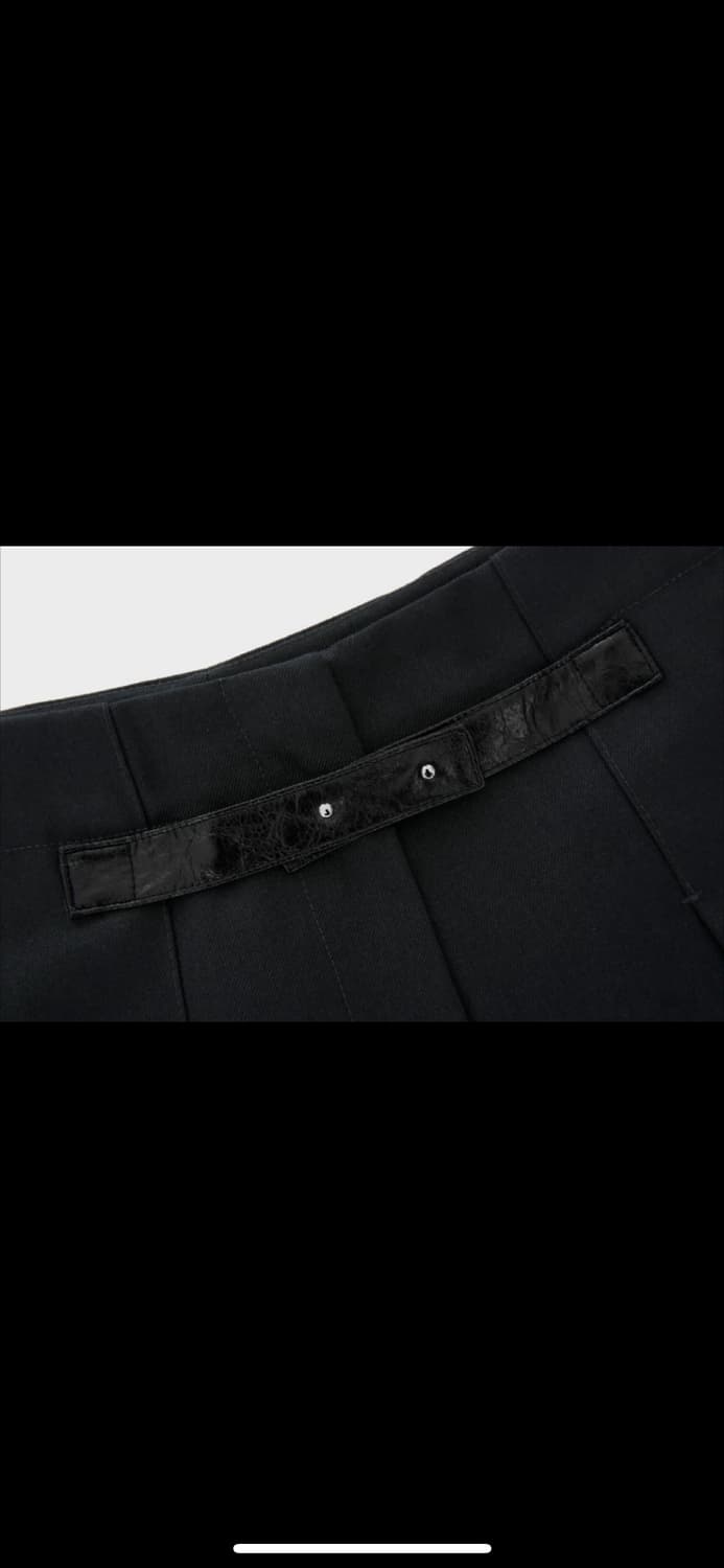 LABEL 블랙와이드 핀턱팬츠 / 테일러드팬츠 상품이미지5