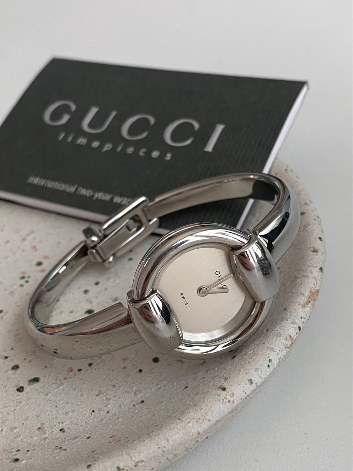Gucci 구찌 호스빗 실버 뱅글 워치 상품이미지2