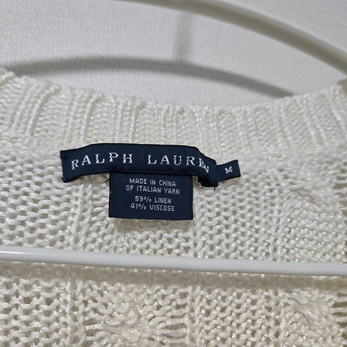 랄프로렌 린넨 브이넥 니트 / 여성 니트/ 여자 니트  상품이미지2