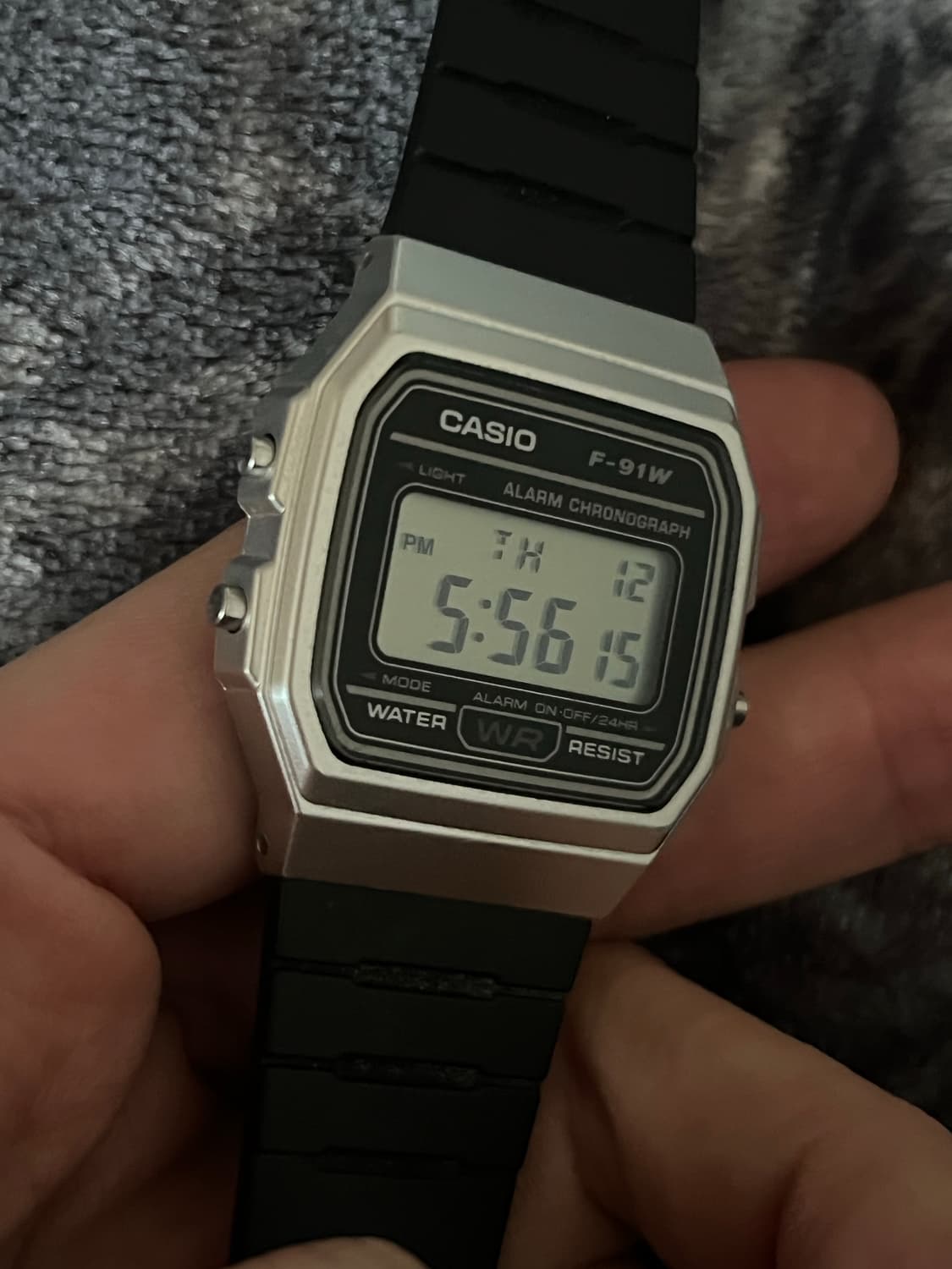 카시오 f-91w 손목시계 블랙 상품이미지2