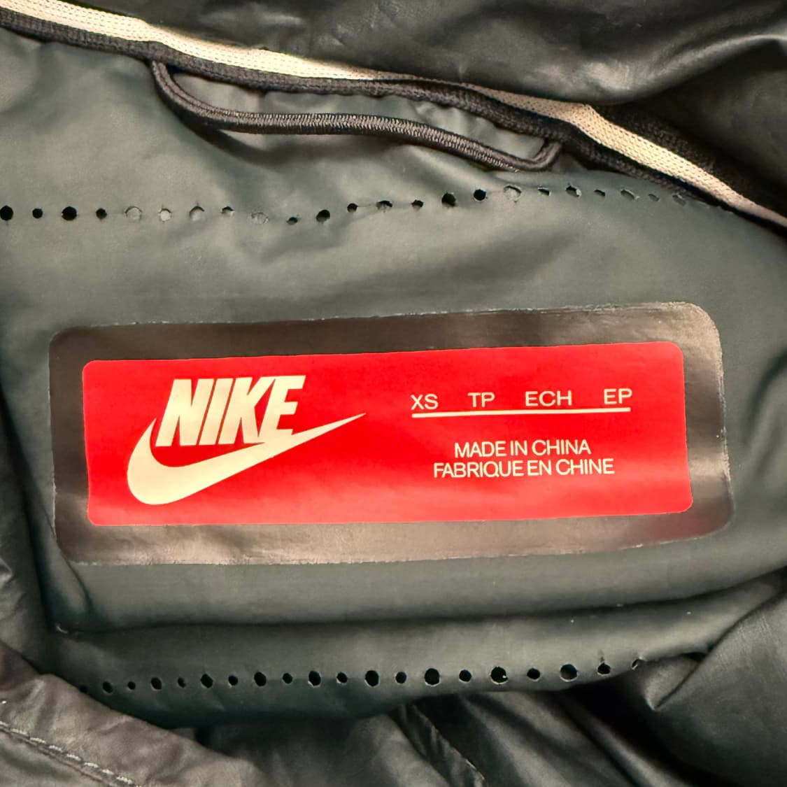 [정품/XS] 나이키 패딩 후드집업 그린 b18 상품이미지5
