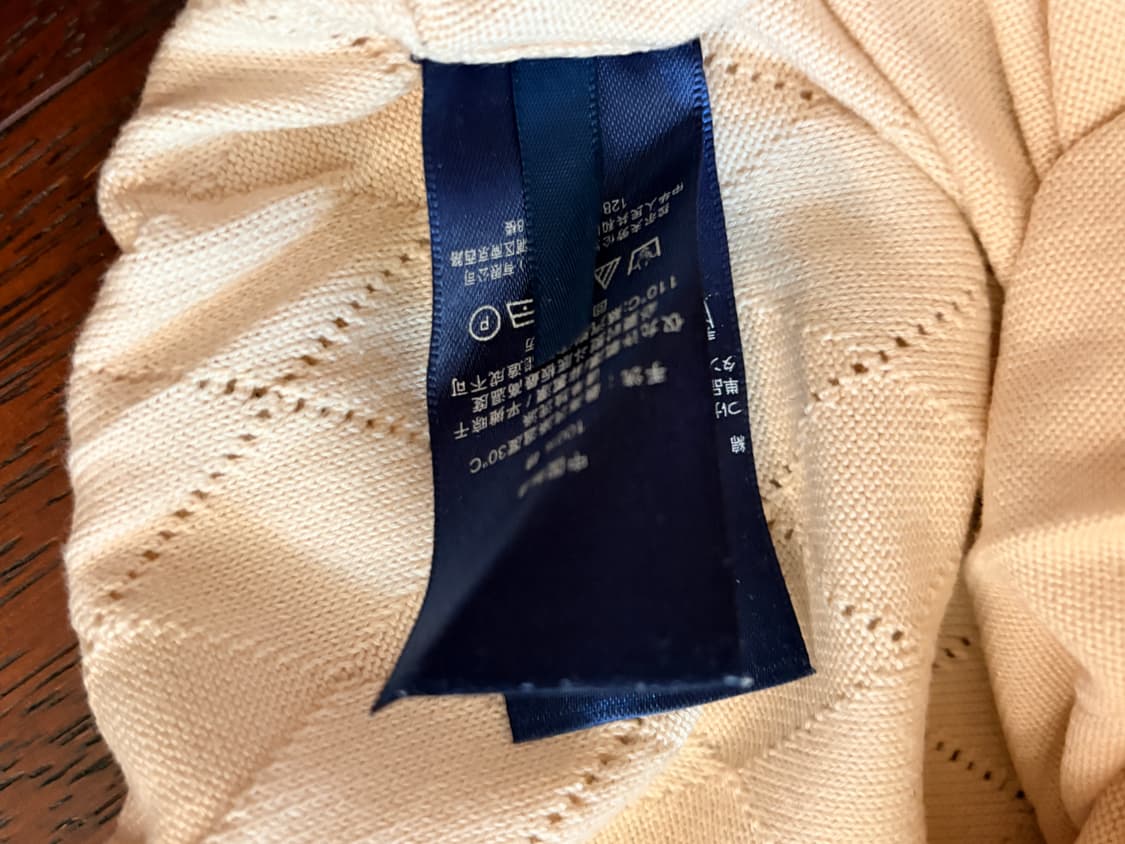 랄프로렌스포츠 여성 브이넥 니트 상품이미지5