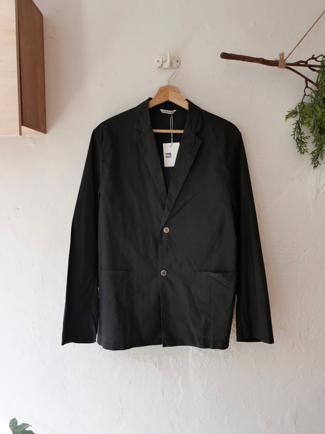 오라리 x 빔즈 핑스 코튼 자켓 상품이미지3