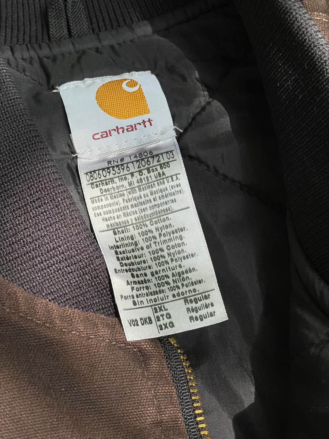 빈티지 칼하트 베스트 브라운xxl 상품이미지7