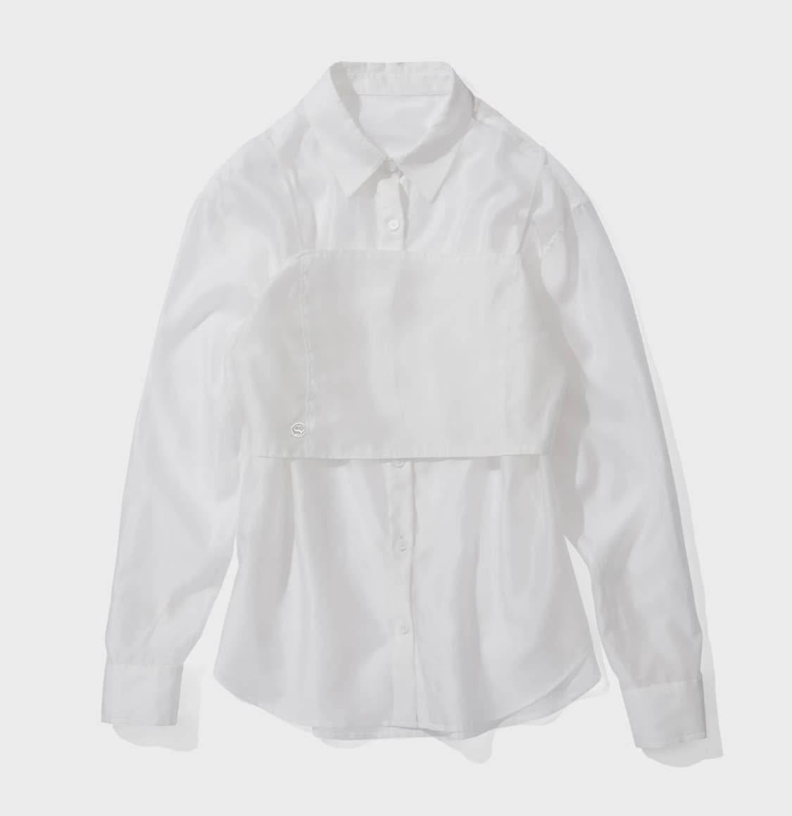 세컨모놀로그 시스루 뷔스티에 셔츠  상품이미지3