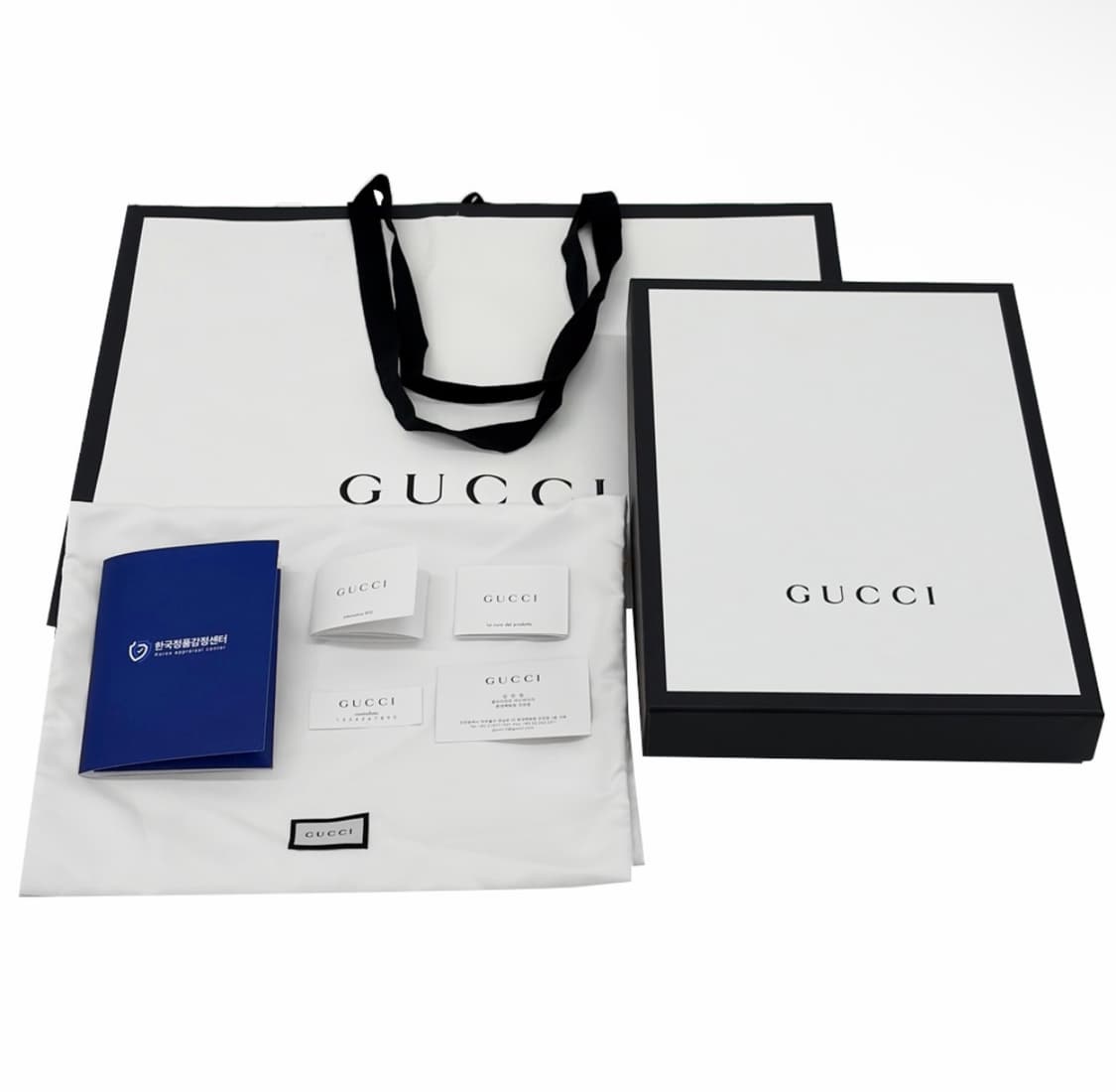 [OS] 구찌 님성 블레이드 자수 로고 클러치 백 파우치 블랙 상품이미지10