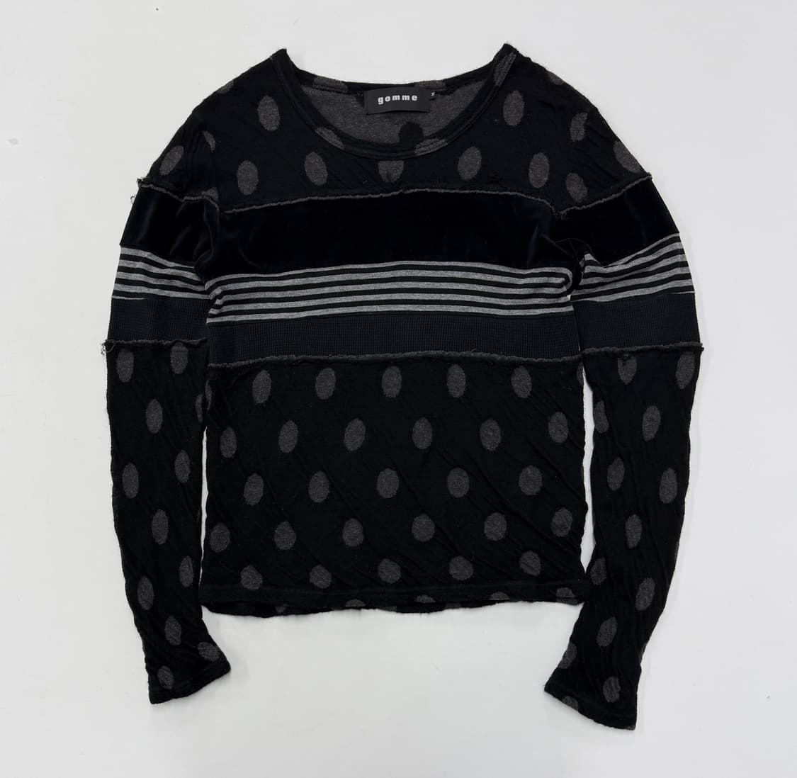 Gomme mixed top 상품이미지2