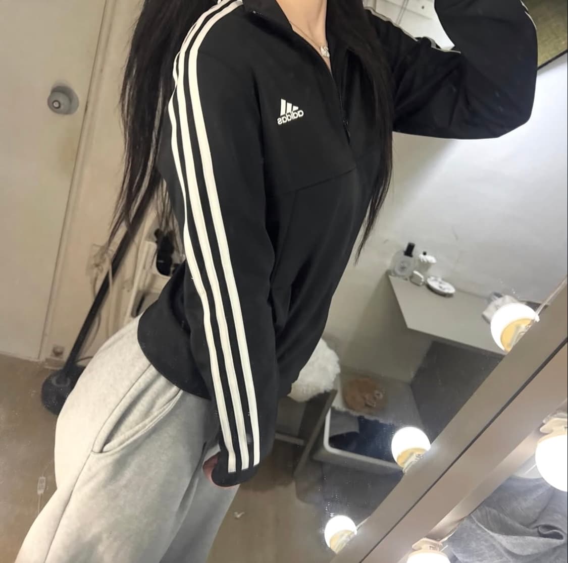 아디다스 삼선 트랙탑 져지 🤍🖤 상품이미지3