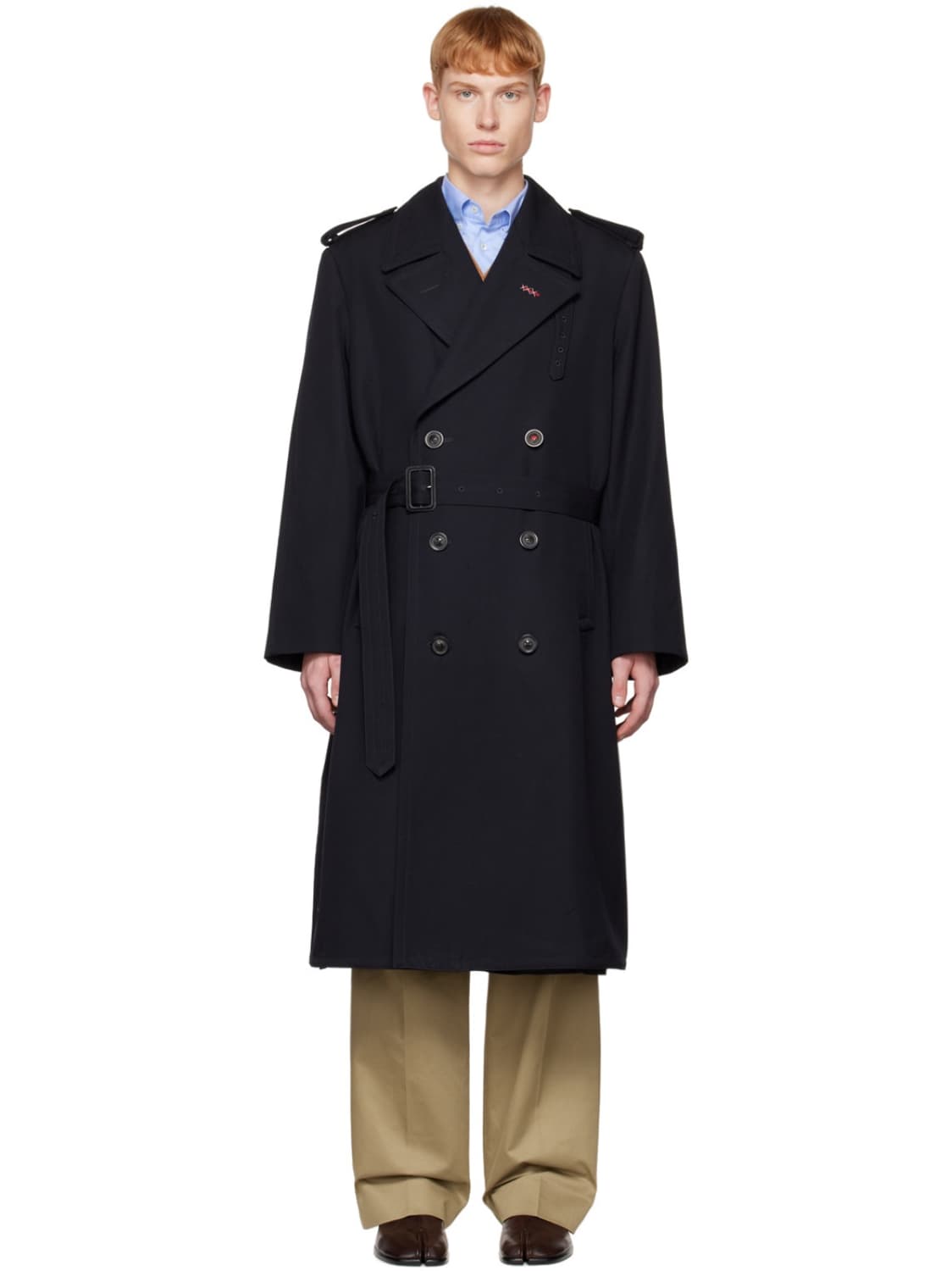 마르지엘라 벨티드 트렌치코트 상품이미지2