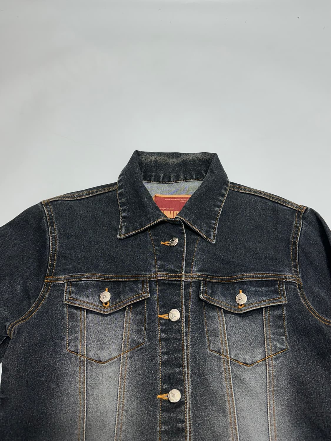 DUNGKA 빈티지 워싱 데님 자켓 트러커 청자켓 상품이미지3