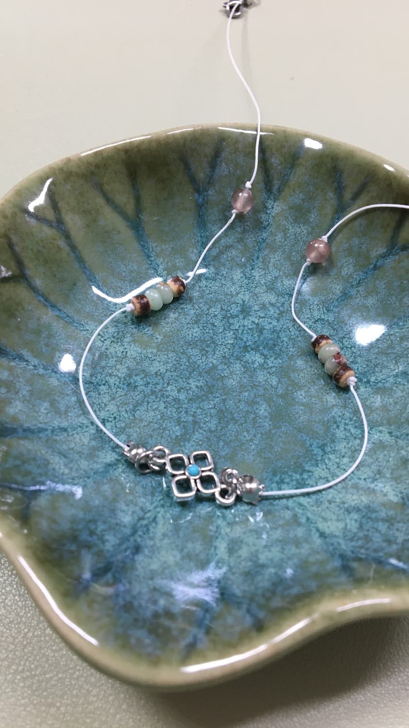 비즈 끈 목걸이 상품이미지4