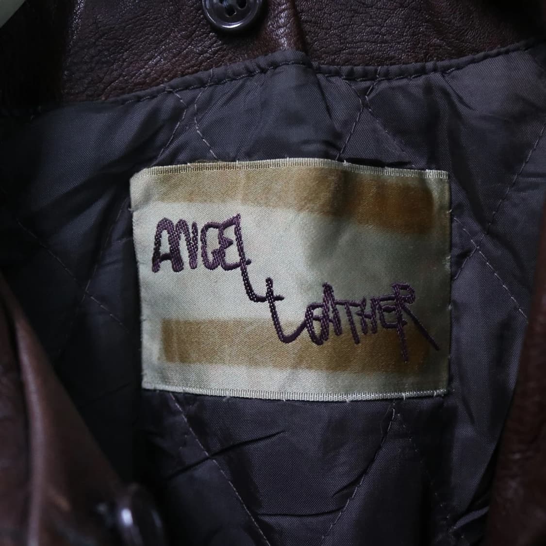 90'S RARE ANGEL LEATHER A-2 소가죽점퍼 62195 상품이미지9