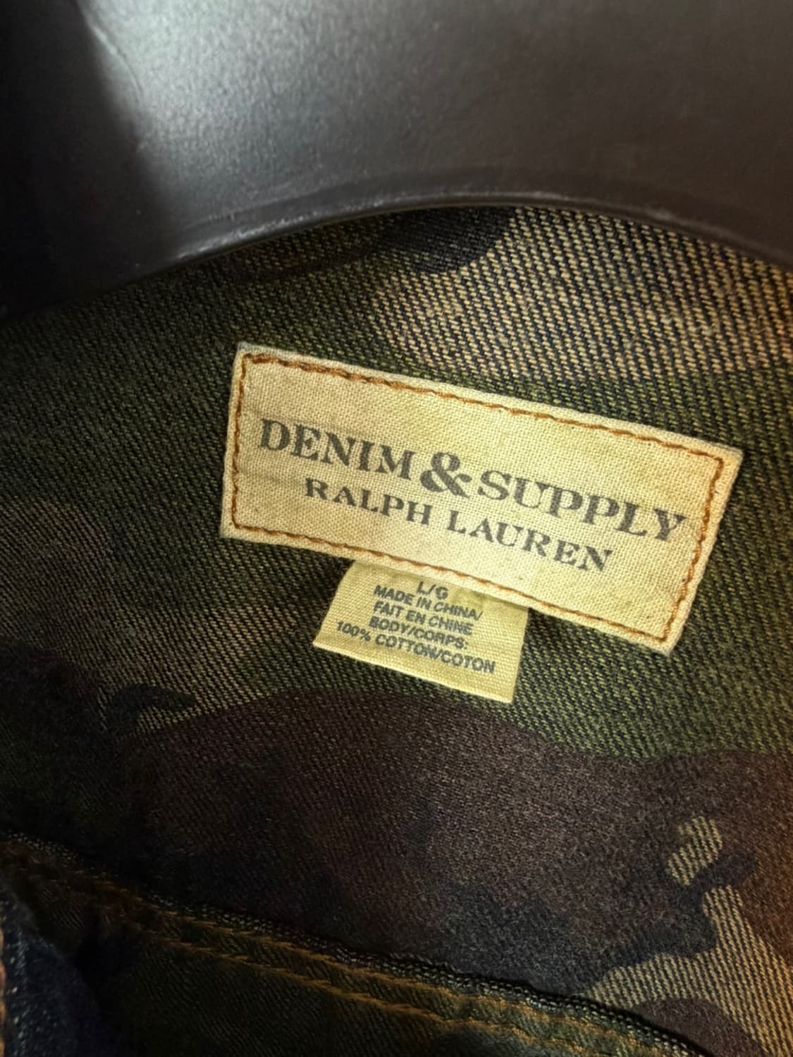 폴로 데님앤서플라이 카모 라이닝 트러커 자켓  상품이미지5