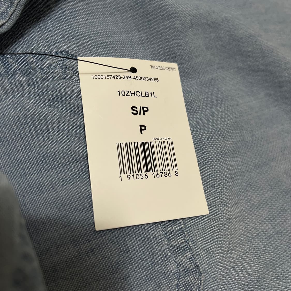 랭글러 웨스턴 데님 셔츠 S/90 상품이미지8