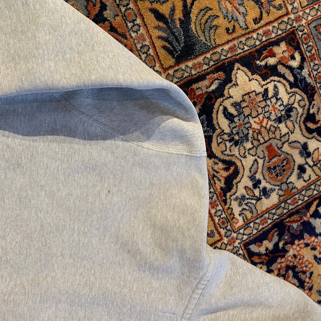 🌊Polo thermal hoodie grey-navypony XL 상품이미지7
