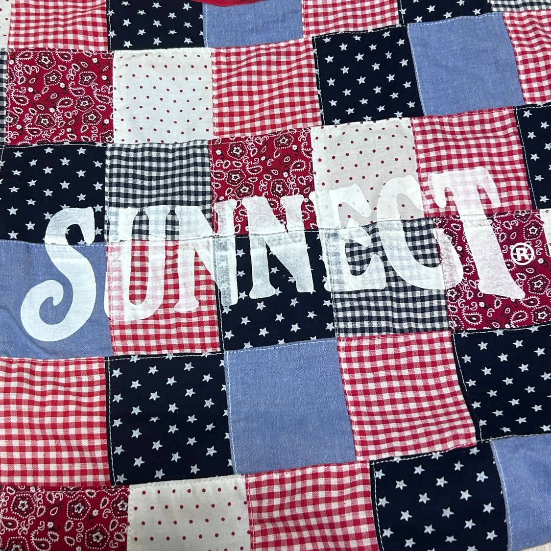 Sunnect 써넥트 가방 Madras Shopper Bag - Red 상품이미지4