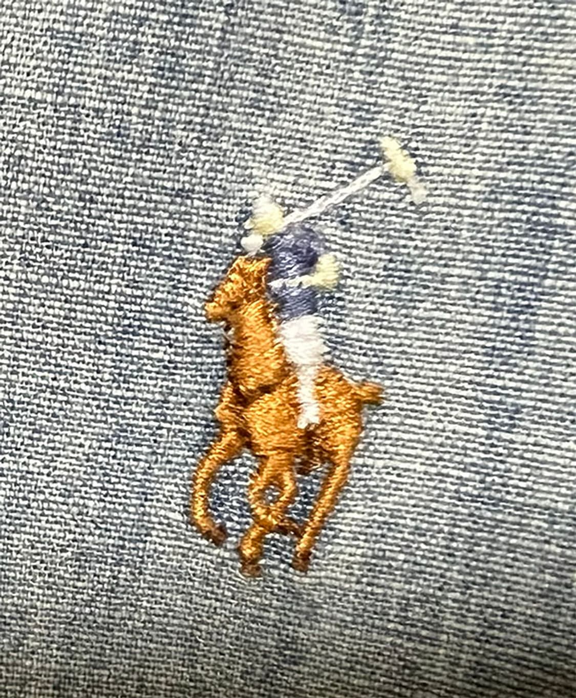 POLO 폴로 남자 샴브레이셔츠 데님 춘추 M 95  상품이미지4