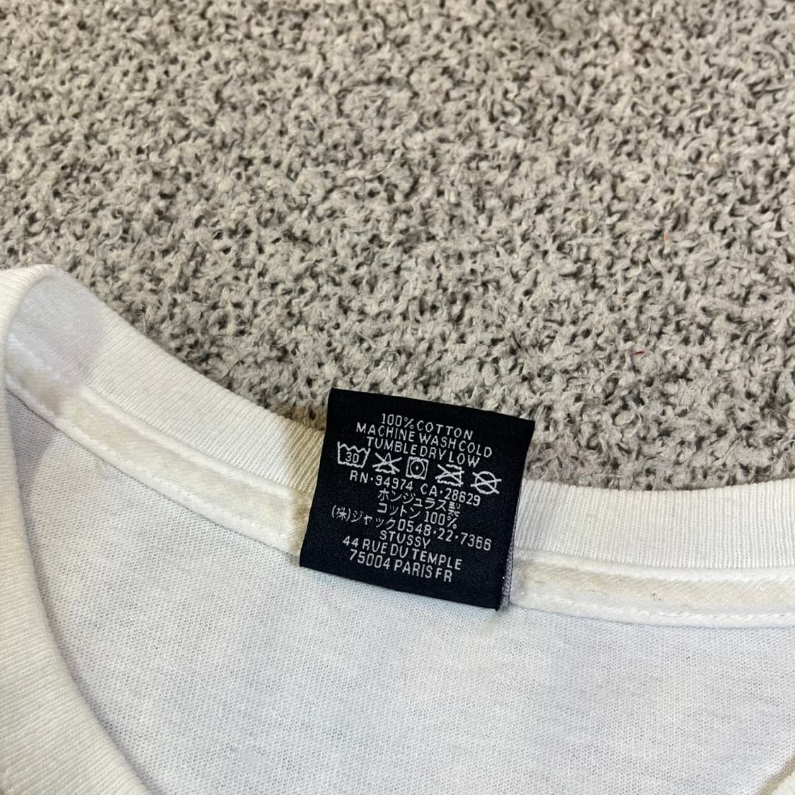 STÜSSY 스투시 빅로고 반팔 상품이미지5