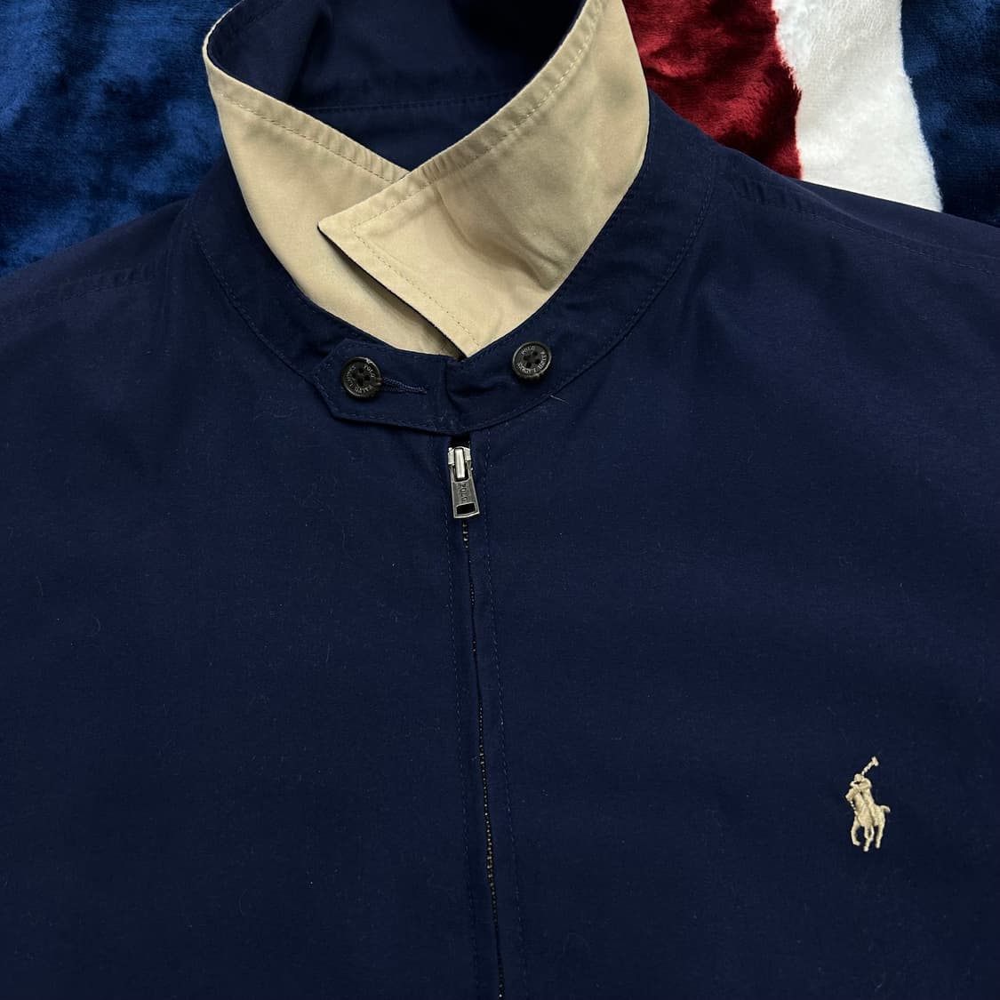[L]폴로랄프로렌 폴리쉘 블루종/네이비 상품이미지4