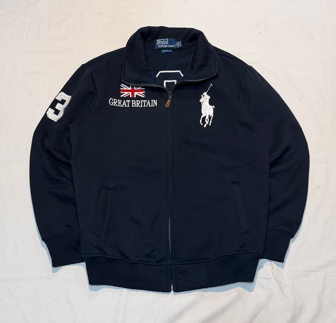 폴로 빅포니 치프키프 브리튼 코튼 집업 져지 네이비 상품이미지2