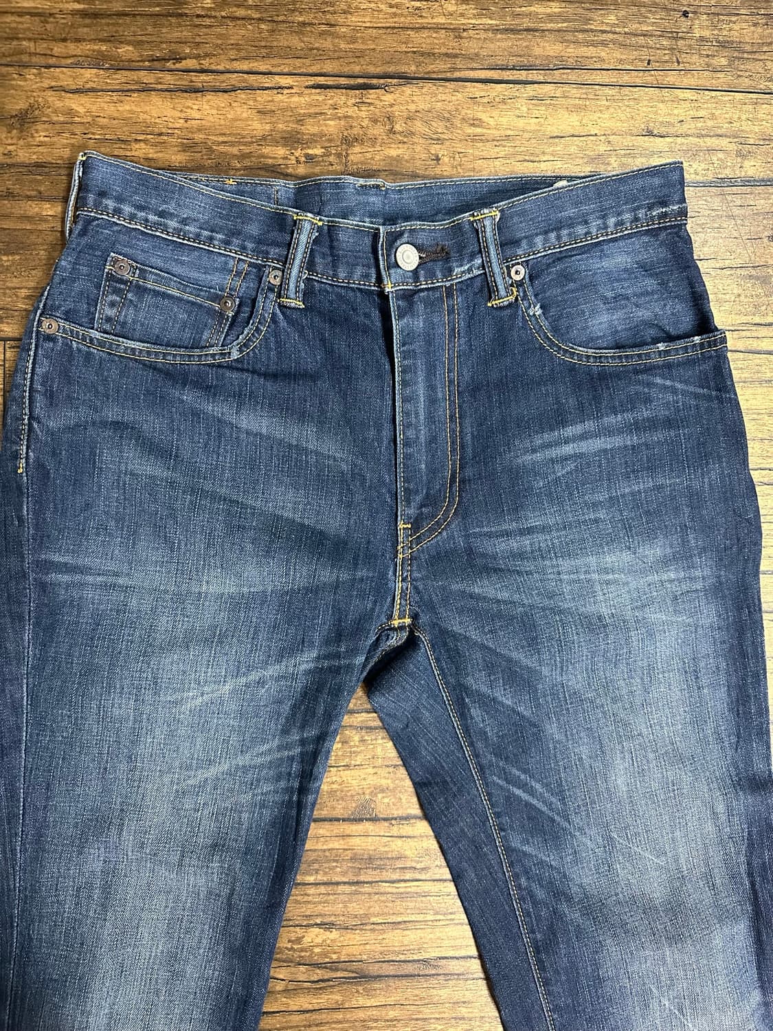 리바이스(LEVIS) 551 레드탭 워싱 데님팬츠 W32 상품이미지7