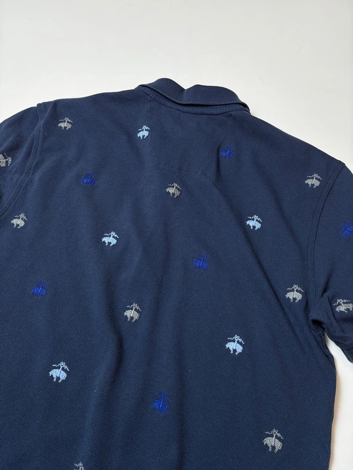 브룩스브라더스 클래식 로고 풀오버 반팔 카라 티셔츠 PN8904 상품이미지4