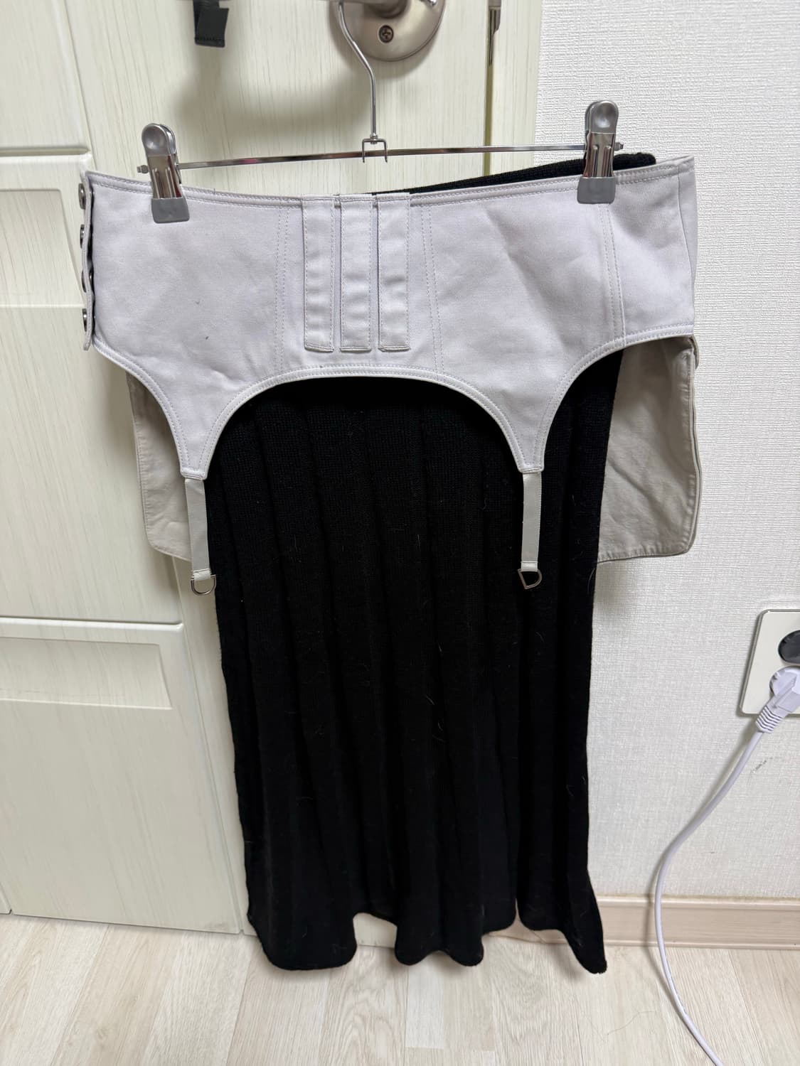 미스치프 포켓벨트 레이어드스커트 상품이미지5