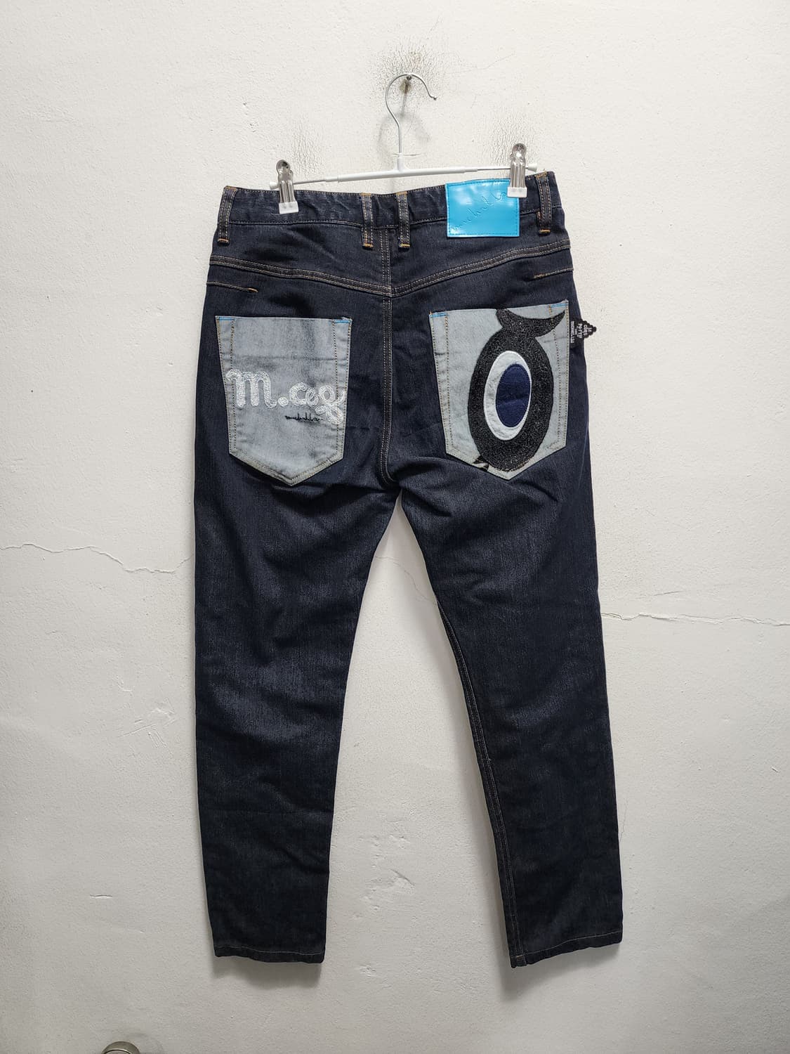 르꼬끄 백포켓 진청 데님.. 상품이미지1