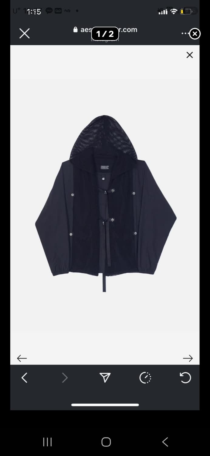 에이시네틱스 후디드윈드브레이커 상품이미지1