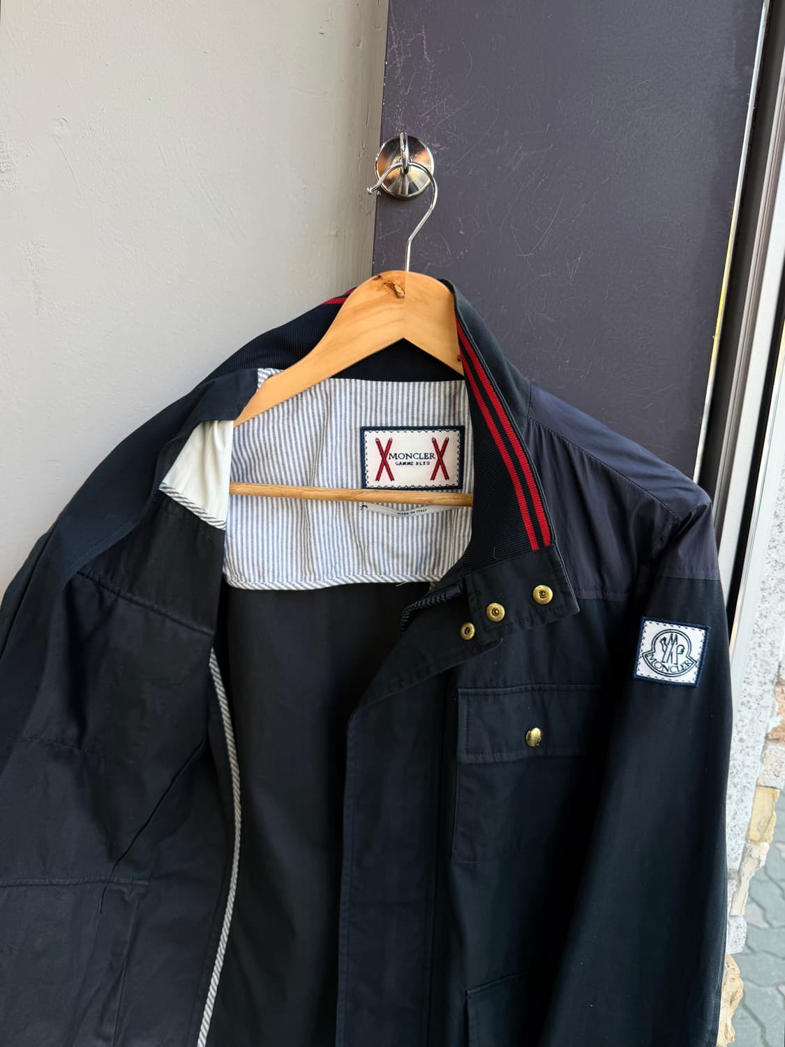 1/ 몽클레어x톰브라운 감마블루 금장버튼 자켓 상품이미지6