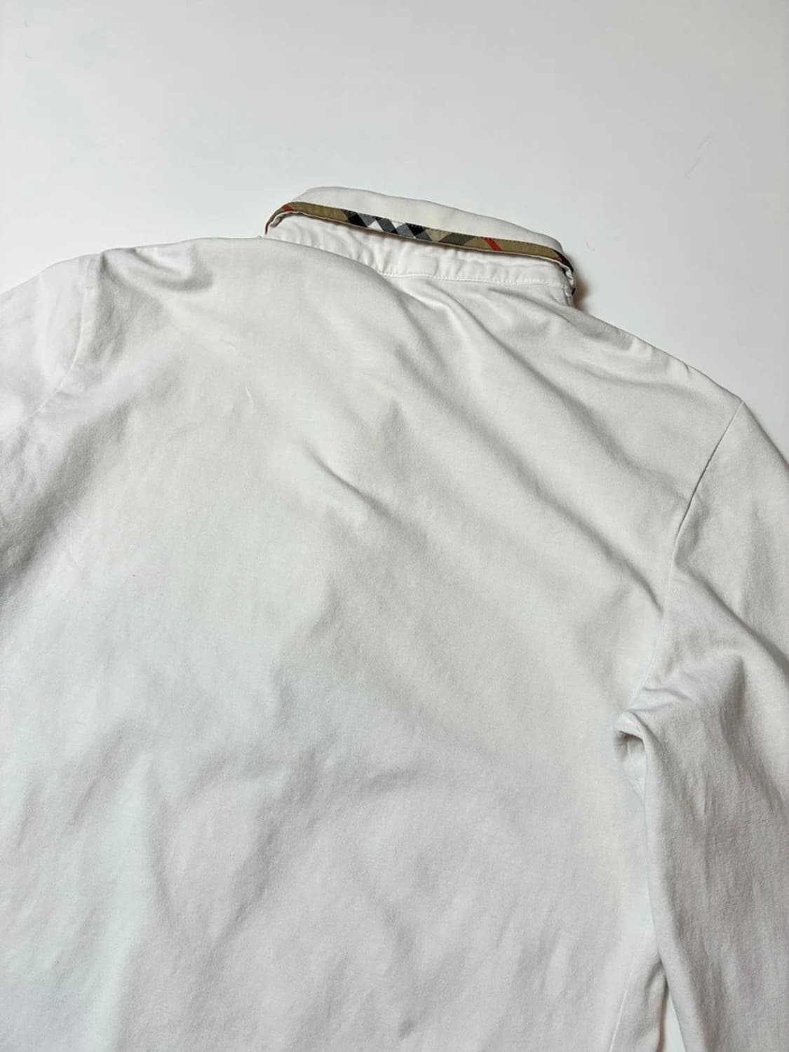 버버리 00's 노바체크 트리밍 카라 롱 슬리브 PN8651 상품이미지6