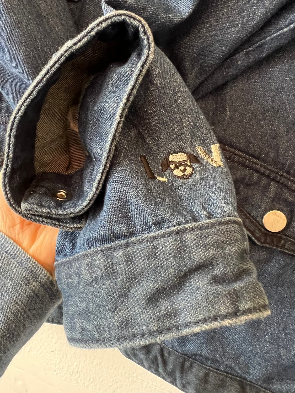 푸쉬앤건 여성 진청데님자켓 라운드청자켓 상품이미지4