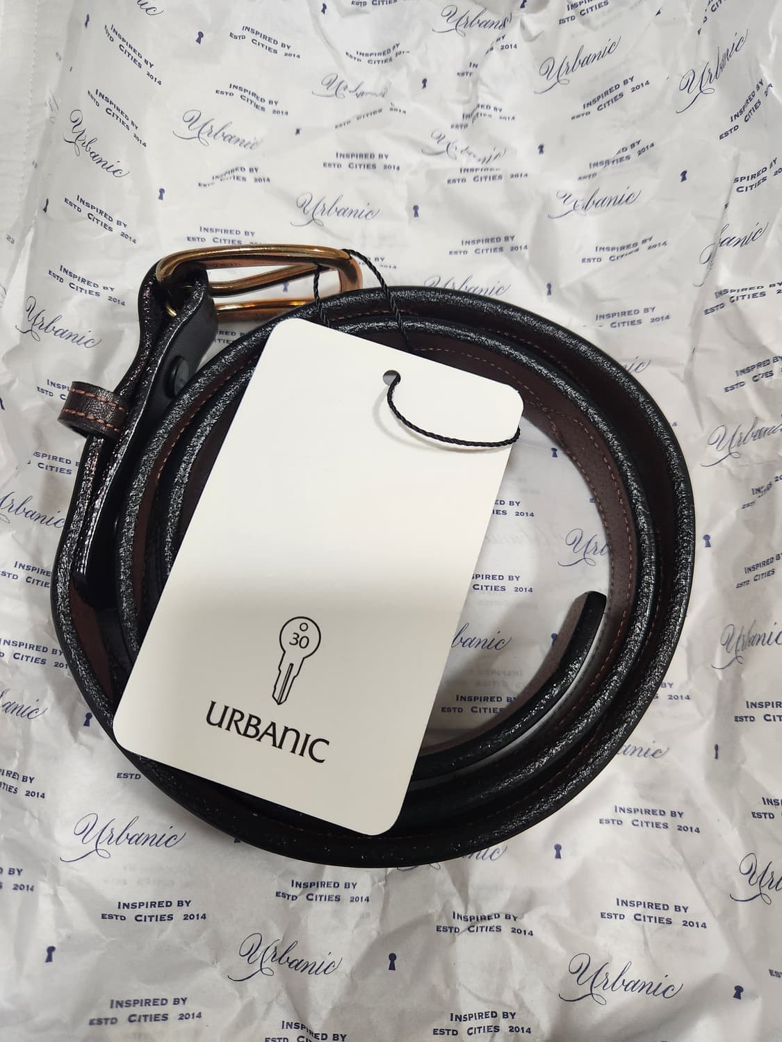 Tory Leather/Stitched Pattern Belt/32 상품이미지10