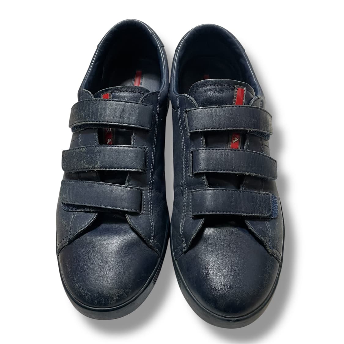 275~280) 프라다 스포츠 레더 벨크로 스니커즈 신발 상품이미지3