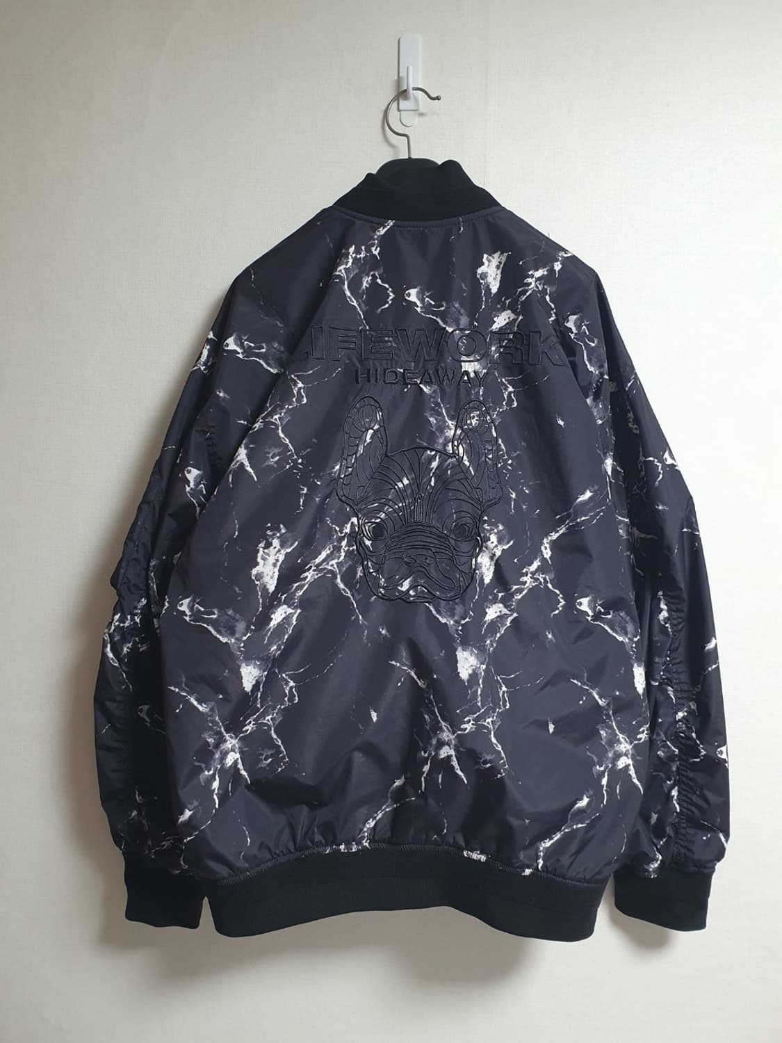 라이프워크 플라이트 자켓 항공점퍼 패턴블랙 M 상품이미지3