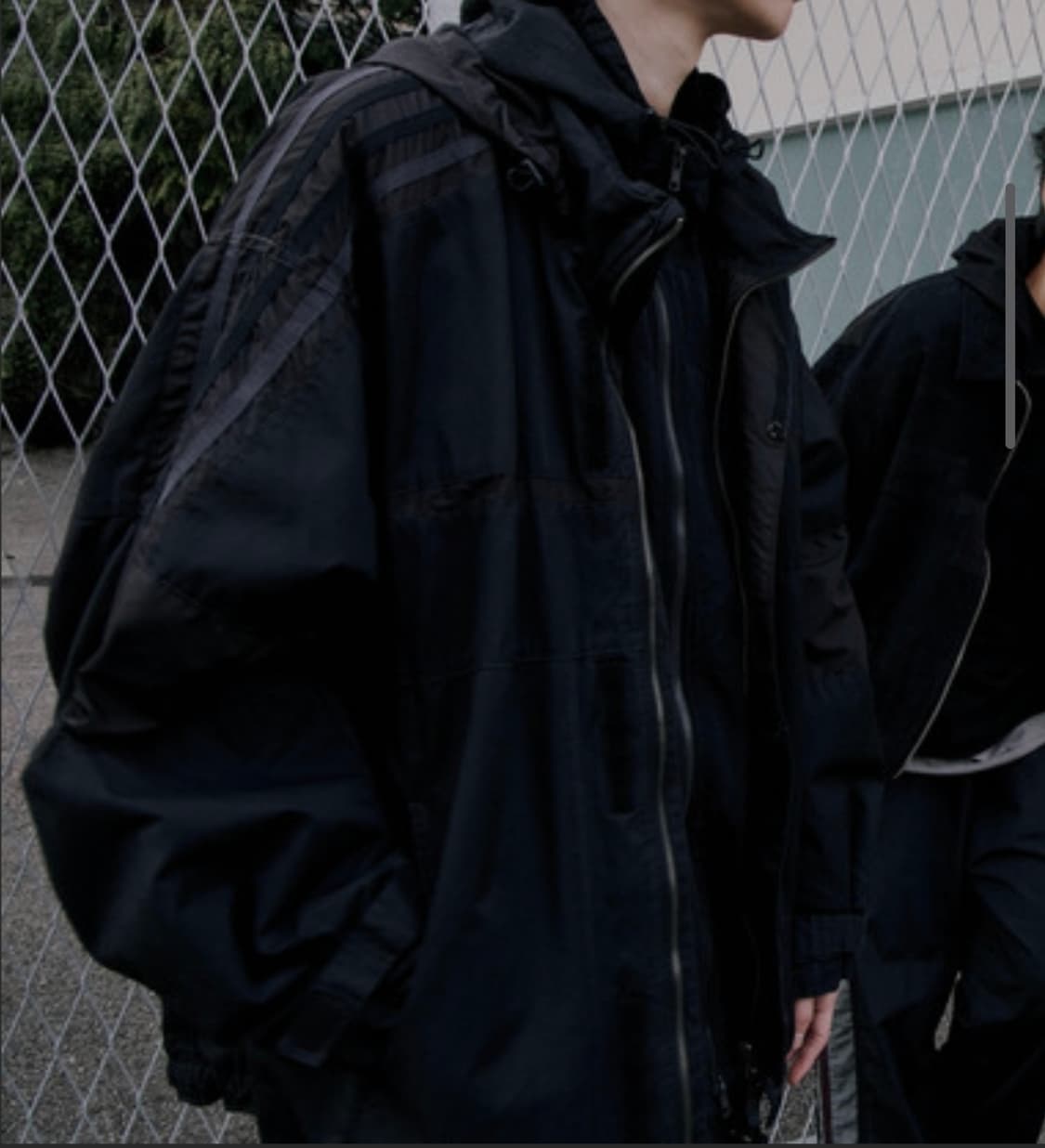 [2] 폴리테루 올드스쿨 트랙 파카 블랙 상품이미지1