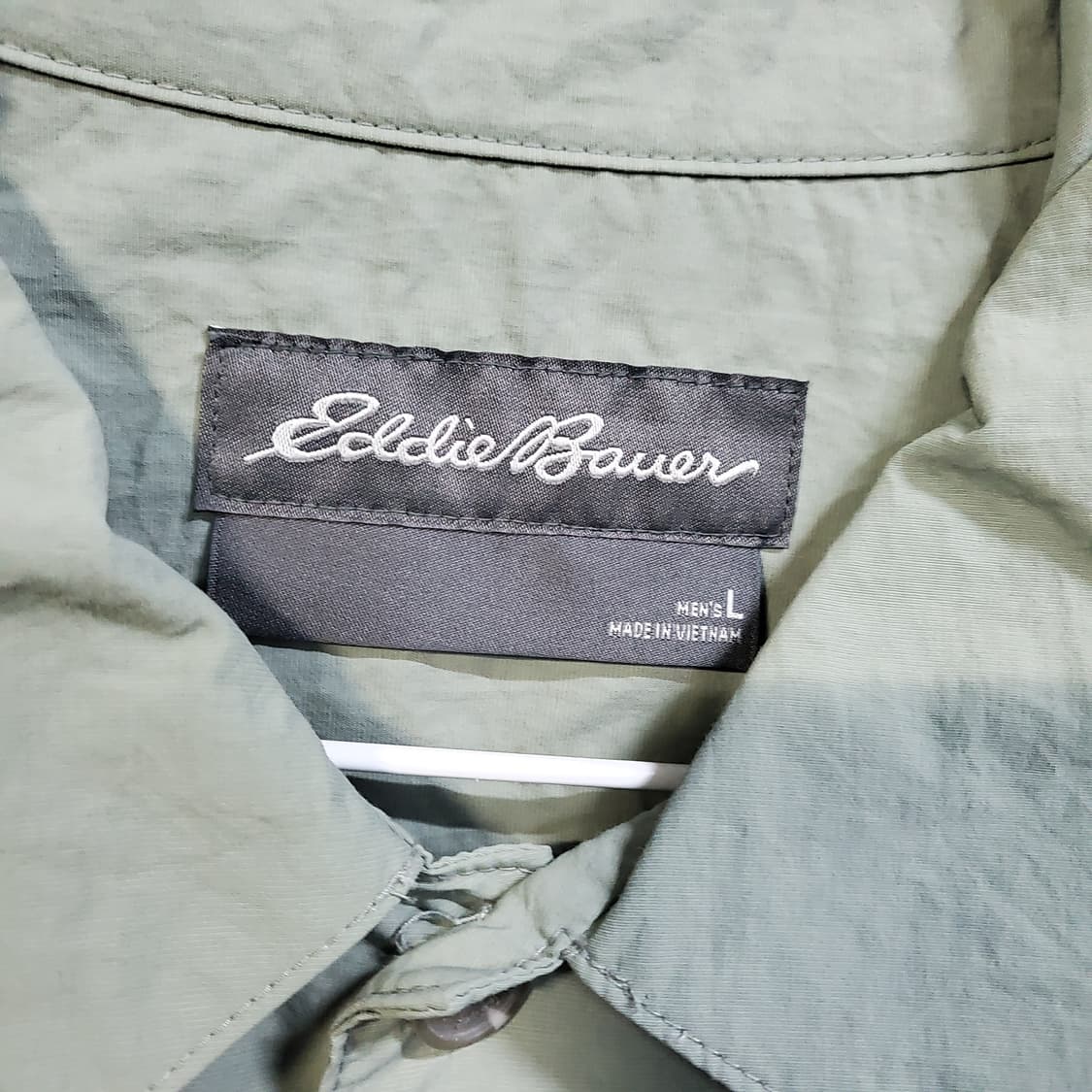 에디바우어 바스락 반팔 셔츠 그린  상품이미지3