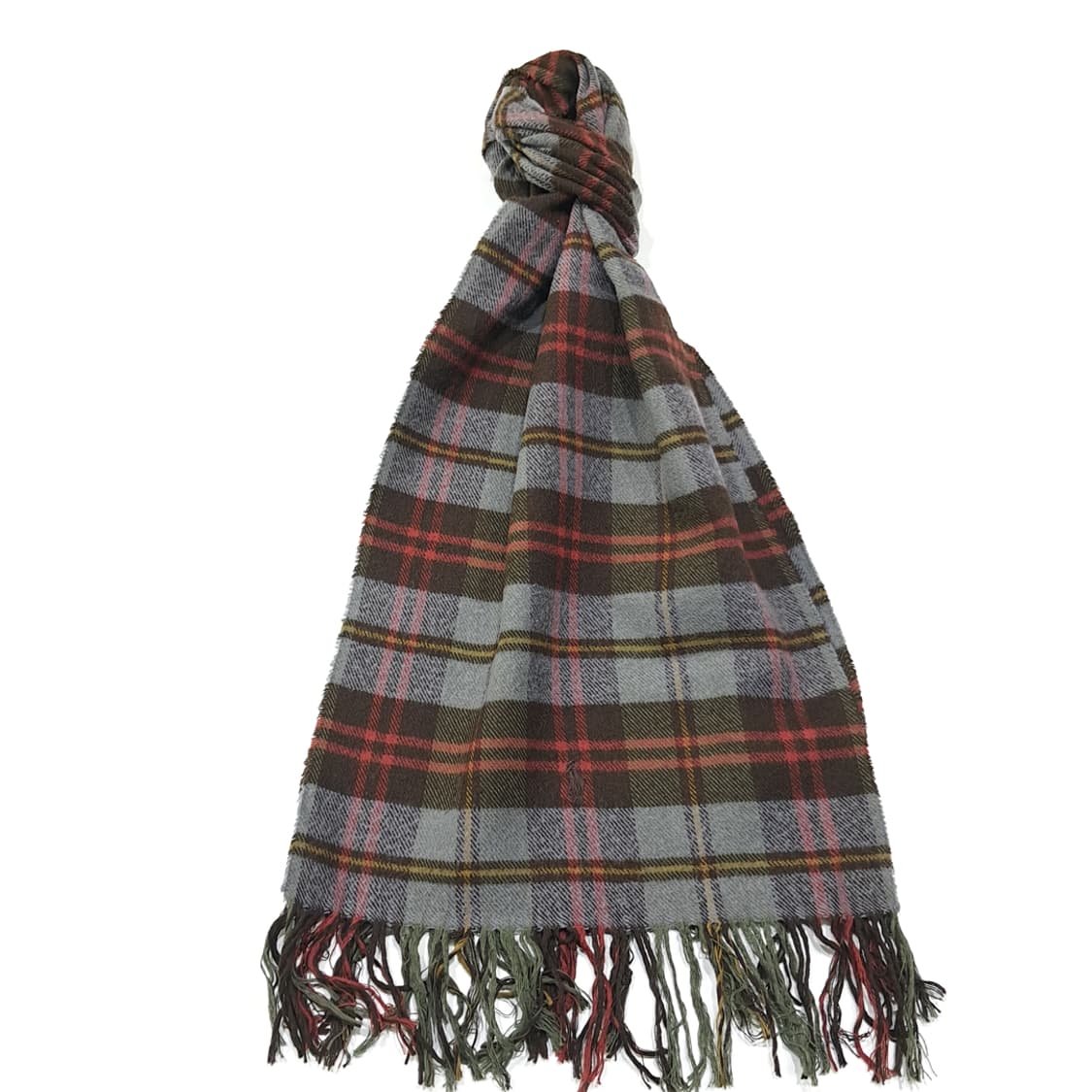 MX628 폴로 80s 프랑스판 코튼 타탄체크 멀티컬러 머플러 목도리 상품이미지1