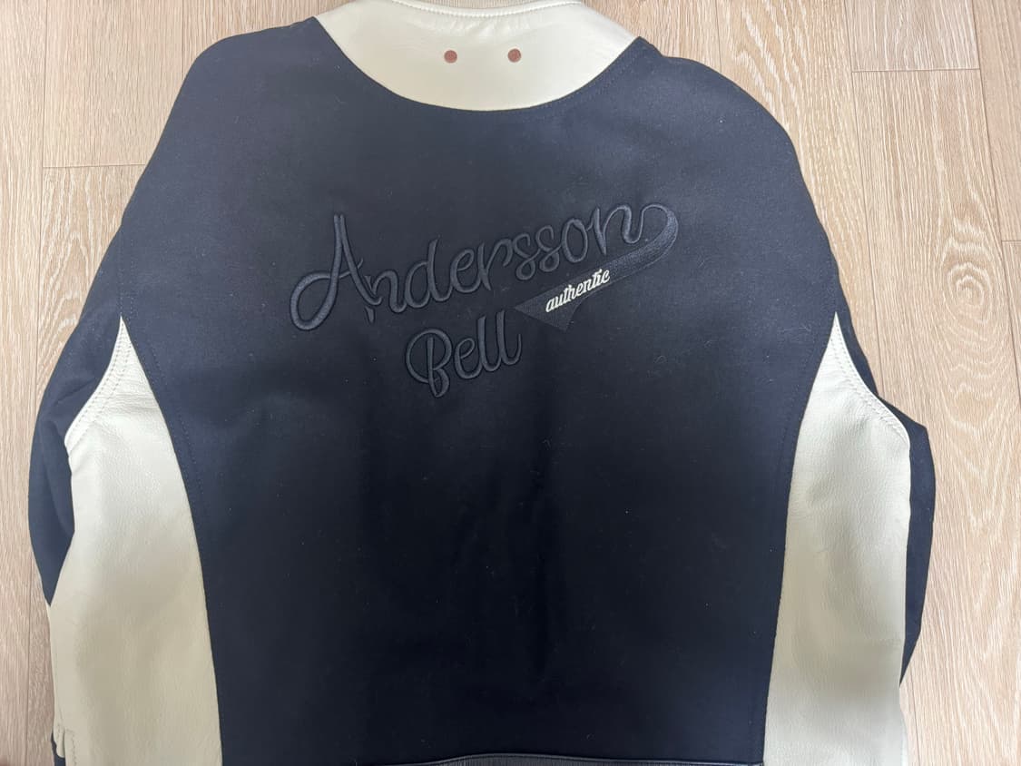 [M] 앤더슨벨 레더 모터사이클 패디드 자켓 판매 상품이미지2