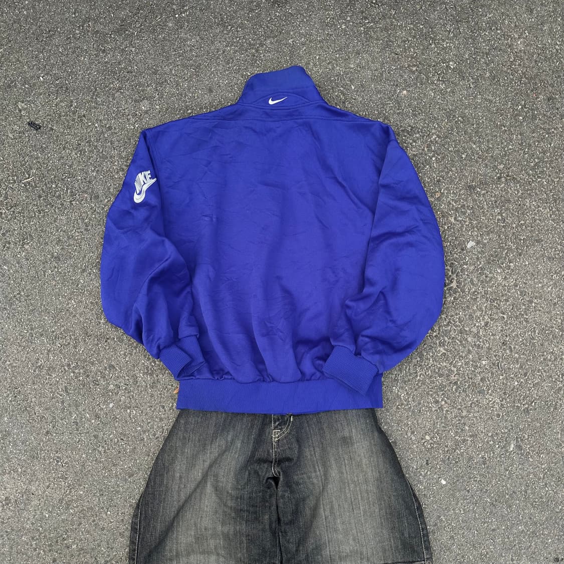 90s 나이키 재팬 올드스쿨 져지 트랙탑 자켓 XL 상품이미지5