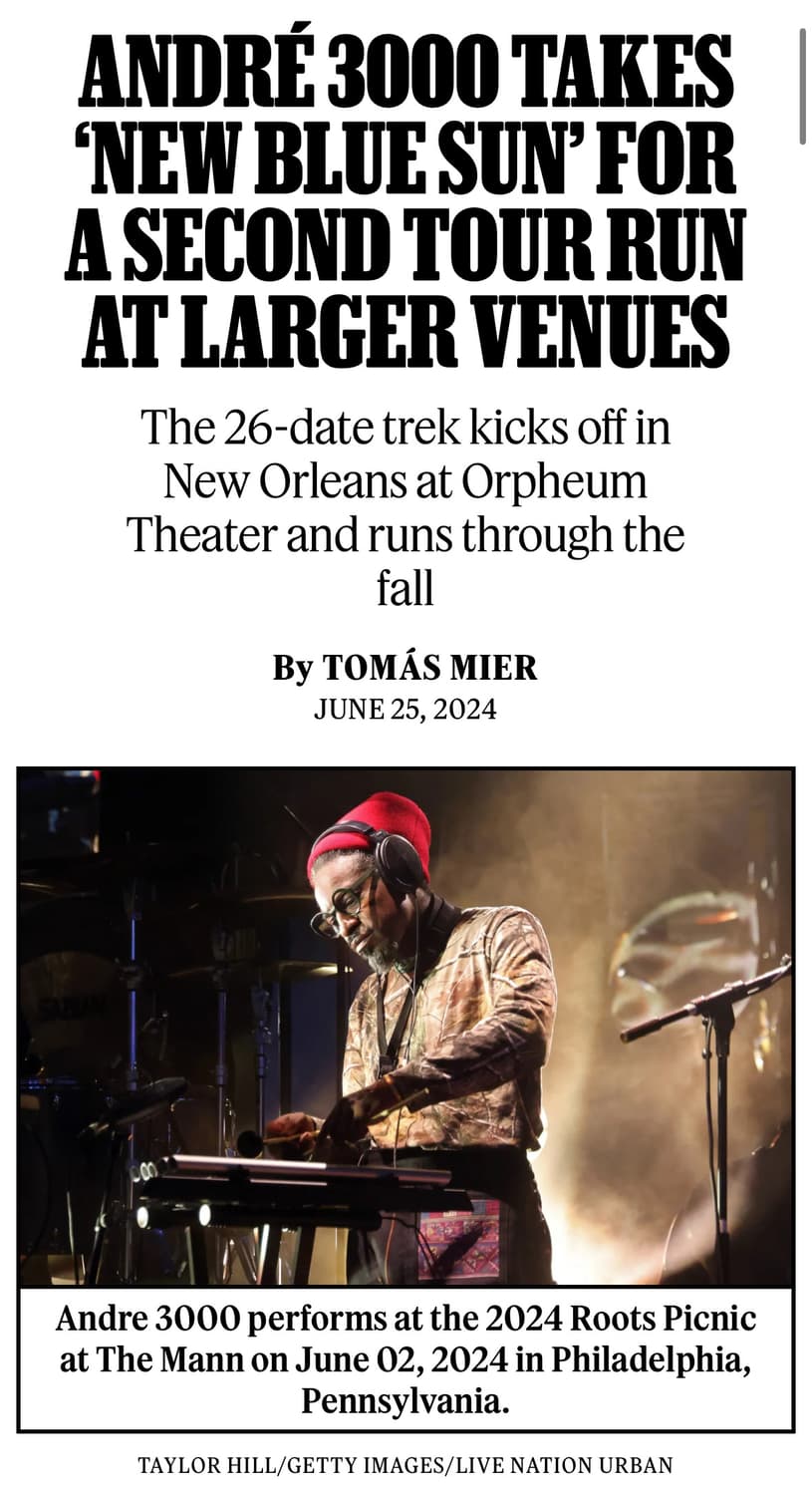 cpfm andre3000 tour hoodie 상품이미지5