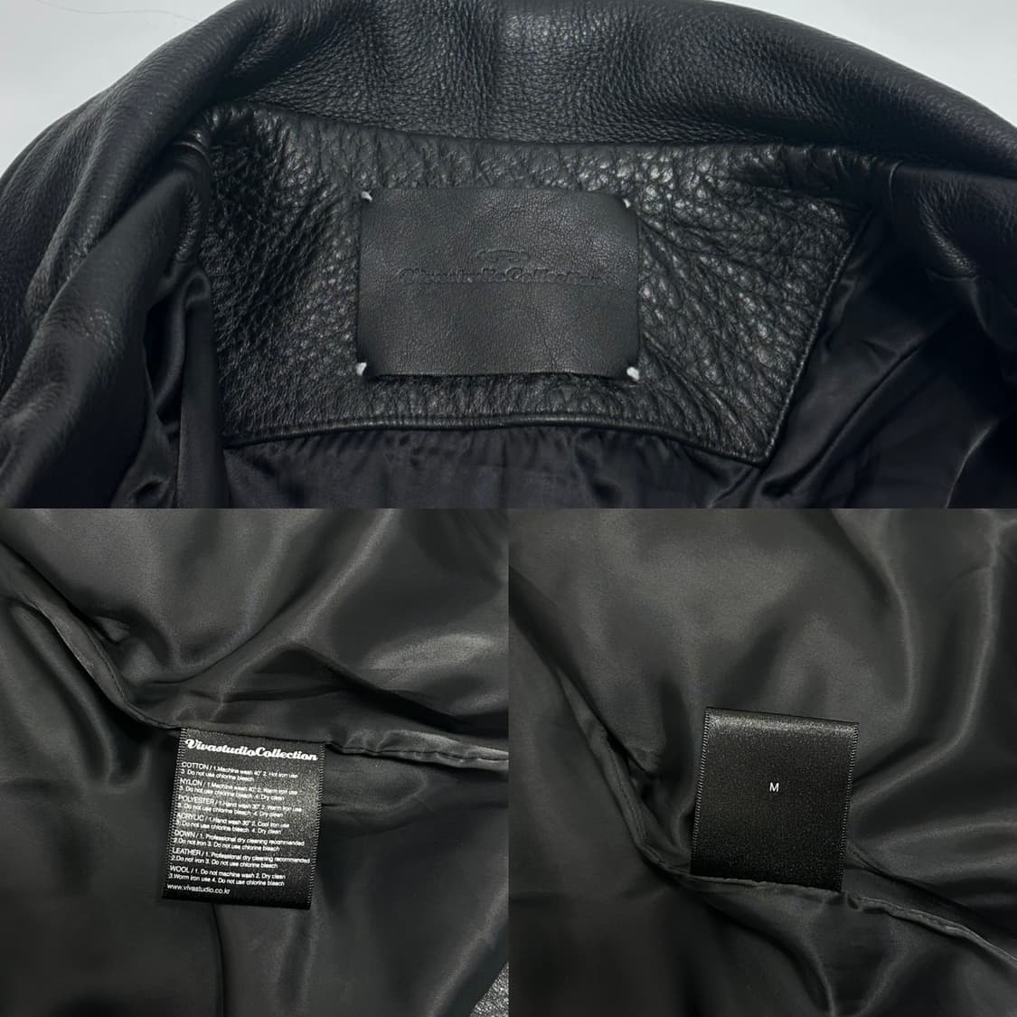 비바스튜디오 소가죽 라이더자켓 상품이미지10